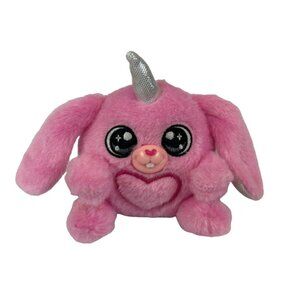 Zuru Rainbocorns Bunnycorn Surprise Flopsy 3.5in Plush Pink Bunny Unicorn